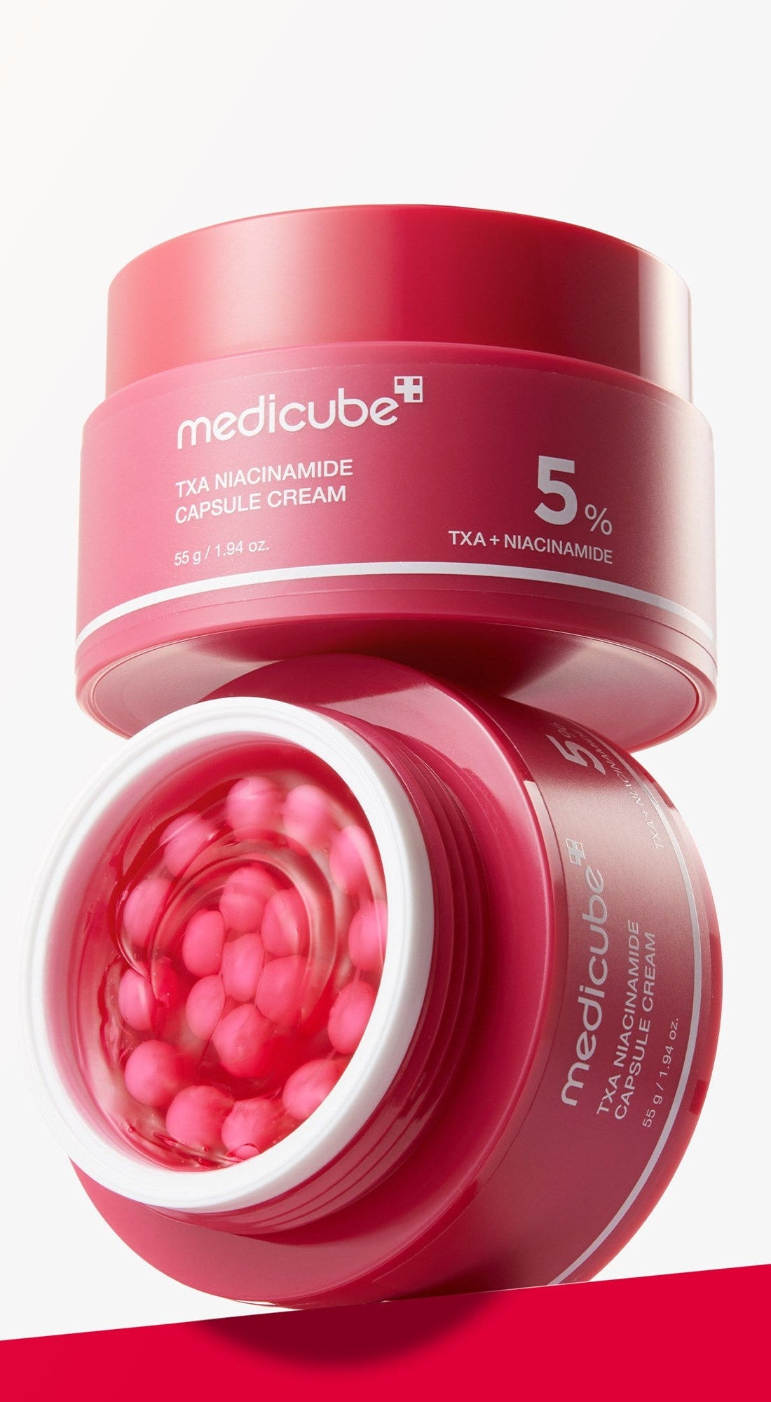 Presentación en cápsulas de Medicube TXA Niacinamide 5% Capsule Cream